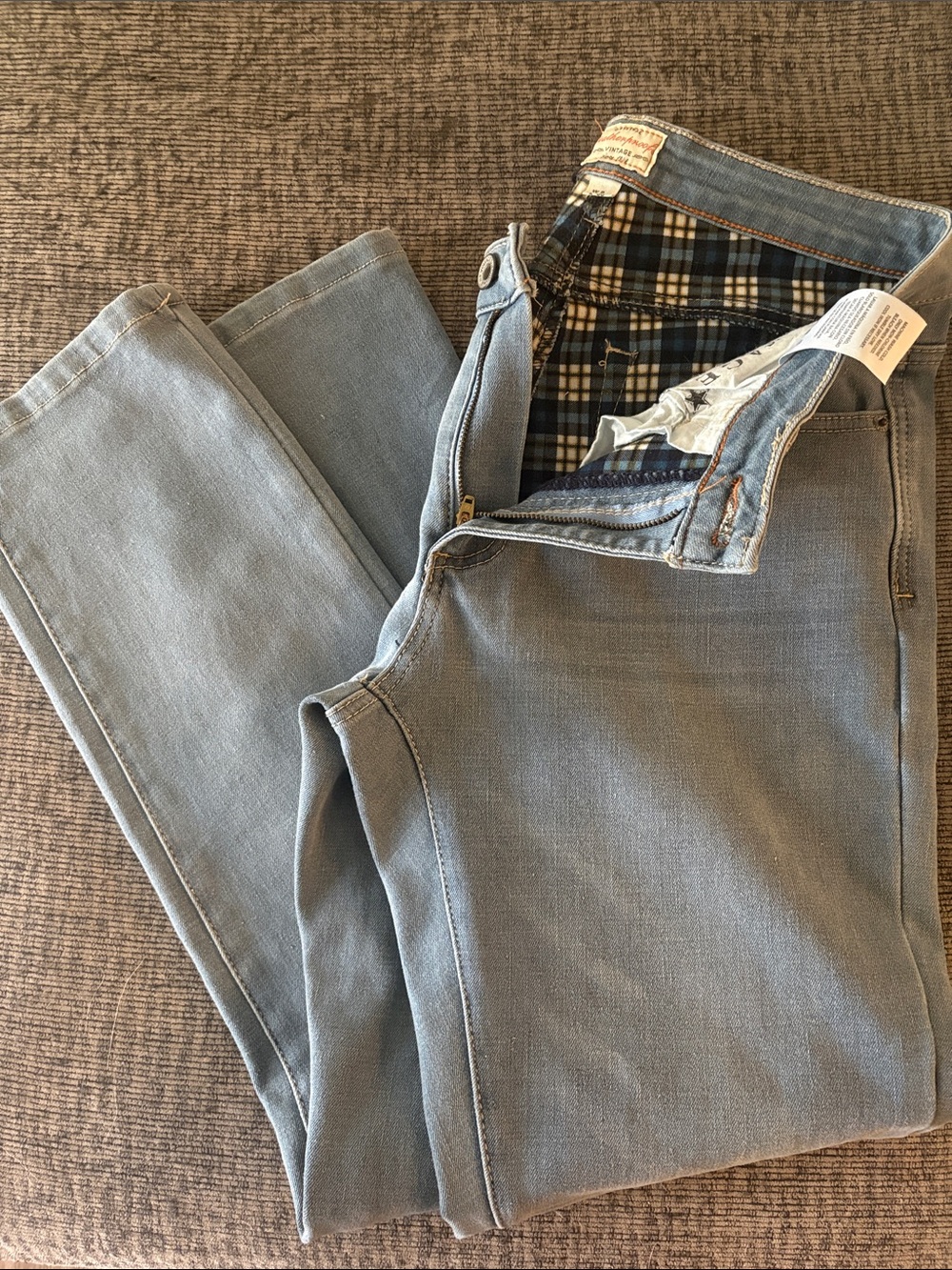 Weatherproof Women's Straight Leg Jeans in Light Blue